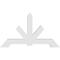 Ekena Millwork Vanguard Architectural Grade PVC Gable Bracket, 72"W x 42"H x 6"D x 6"F, 14/12 Pitch GBP072X42X0606VAN00 - alternate 5